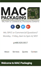 Mobile Screenshot of macpackaging.com