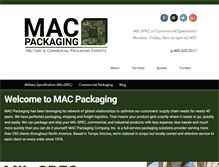 Tablet Screenshot of macpackaging.com